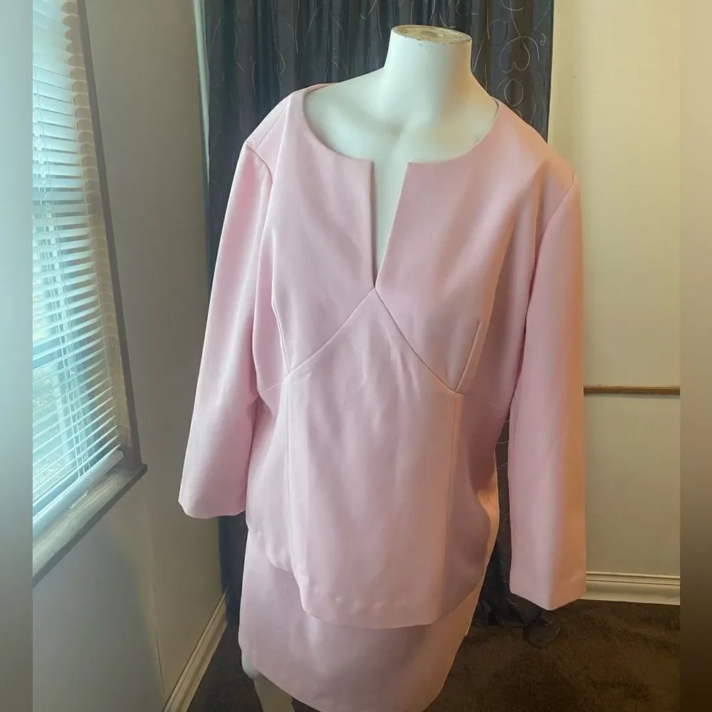 Mary Craft Elegant Pink skirt set, size 16